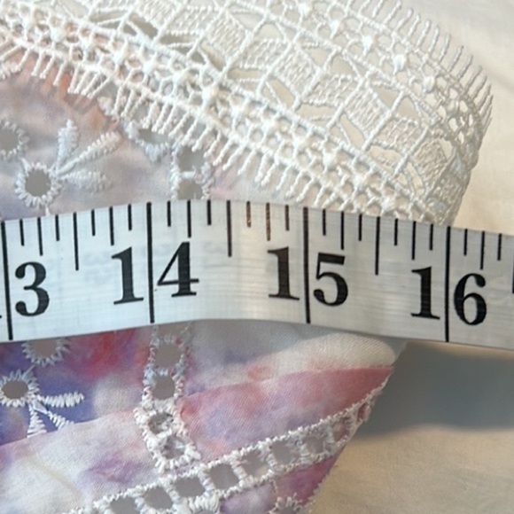 NWT Gianni Bini Delaney Embroidered
Eyelet Halter in Cosmic,Side Cut-Out, Size 6 - Picture 13 of 16